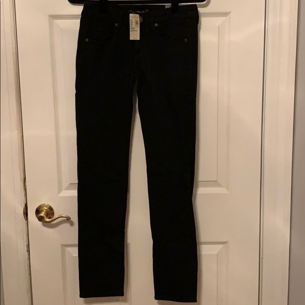 Black American Eagle Super Stretch Skinny jeans